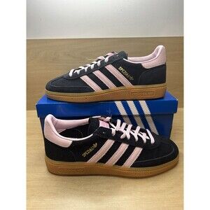 **Adidas Handball Spezial Black Pink Gum Casual Shoes (IE5897) Women's 7